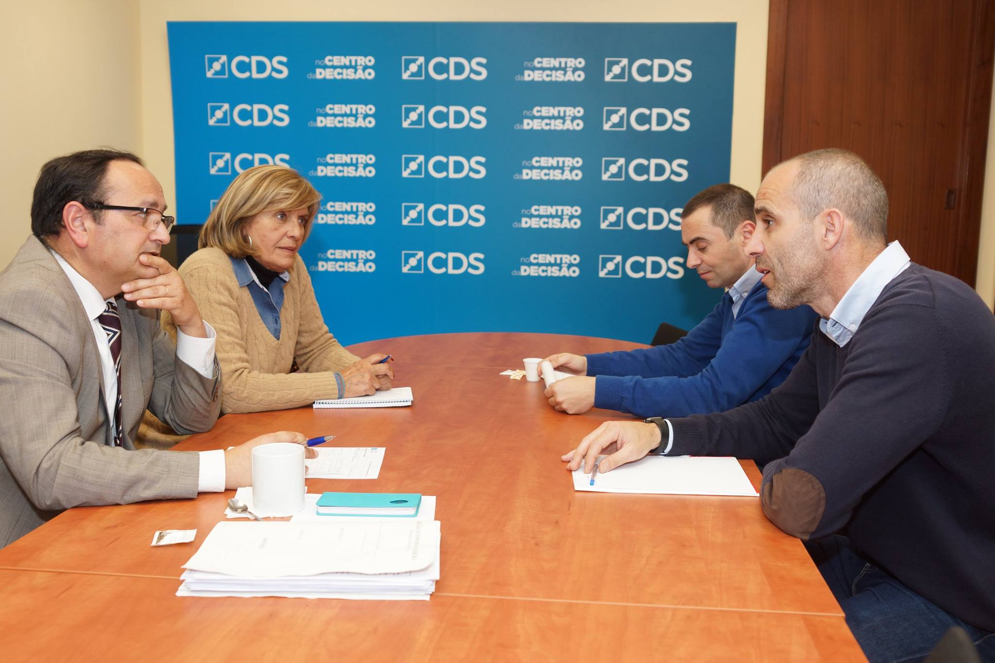 Reunião da Direção do SDPM com o CDS - PP Madeira